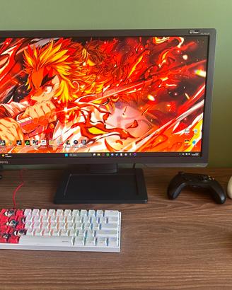 PC Gaming completa monitor, periferiche joystick