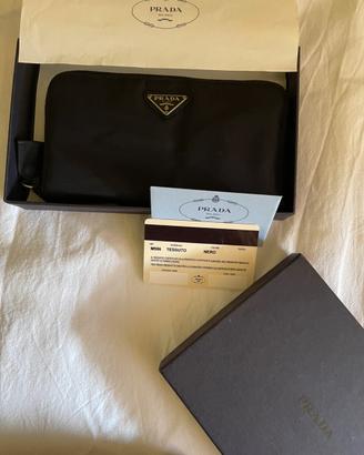 Portafoglio Prada Vintage Nylon e Pelle Full Set