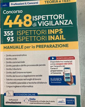 Manuale concorso ispettore del lavoro 2025