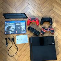 PS4 500 GB+ 2 joystick+ 2 giochi