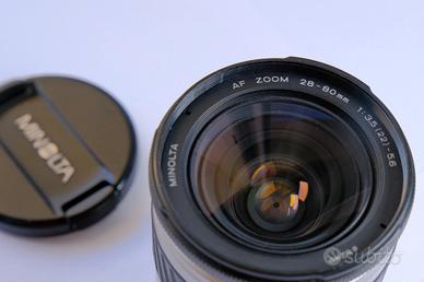 Zoom MINOLTA 28-80 attacco A-mount Sony