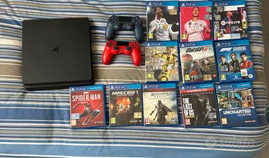 Playstation 4 Slim + 2 Joystick + Videogiochi