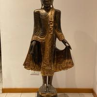 Budda in legno altezza 140cm