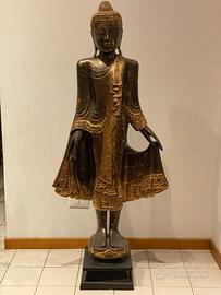 Budda in legno altezza 140cm