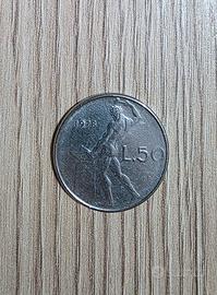 Moneta 50 LIRE del 1978 REPUBBLICA ITALIANA - RARA