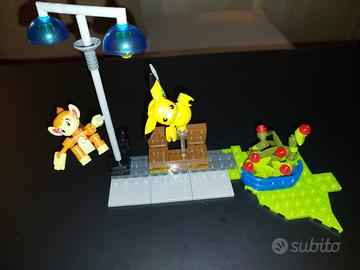 Pokemon Mega Construx Pokemon Chimchar vs Pikachu