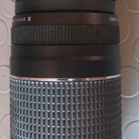 Canon EF 75-300mm f/4-5.6 III + parasole