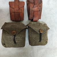 Lotto 2 porta munizioni e 2 porta oggetti WW1-WW2