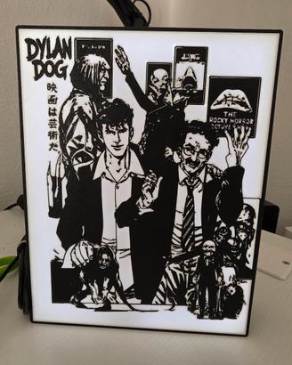 Lightbox LED Dylan Dog stampa 3D