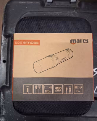 Lampada Sub Mares Eos Strobe - NUOVA, Mai Usata