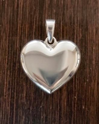 Ciondolo Cuore Argento Artigianale