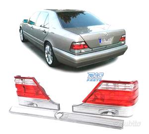 FANALI MERCEDES S W140 ROSSO BIANCO
