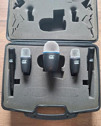 JTS TXB 5M Set 5 microfoni con valigetta