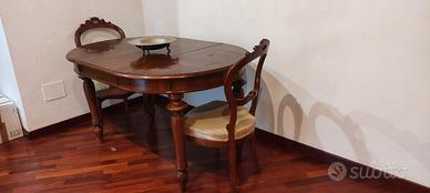Tavolo tondo/ovale allungabile