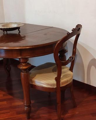 Tavolo tondo/ovale allungabile