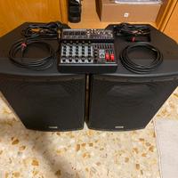 Impianto audio per live e Dj