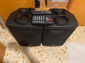 Impianto audio per live e Dj