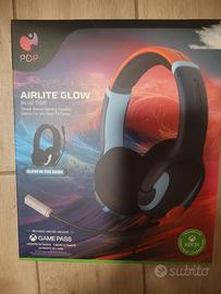 Airlite glow blue tide cuffie xbox