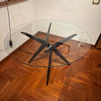 Tavolo vetro rotondo calligaris