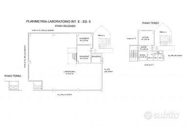 Laboratorio piano secondo (sub 2) con posti auto