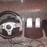 VOLANTE, PEDALIERA E FRENO PER  PLAYSTATION1