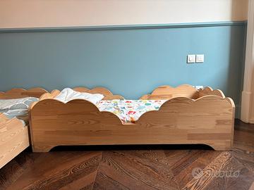 Lettino montessoriano con materasso
