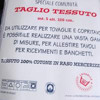 Tessuto cotone taglio per tovaglie etc