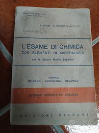 Libro l'esame di chimica 1971