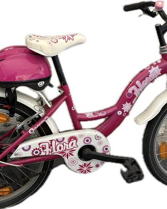 Bici Bambina 20" "Flora" con cambio+Casco OMAGGIO