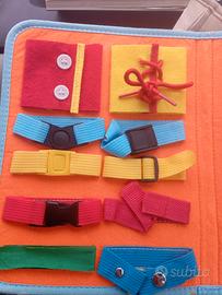 quiet book - libri sensoriale Montessori