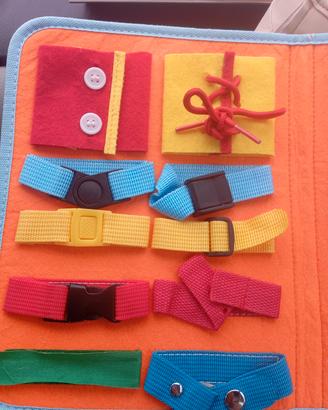 quiet book - libri sensoriale Montessori