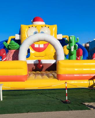  gioco gonfiabile per bambini Spongebob 12x10 
