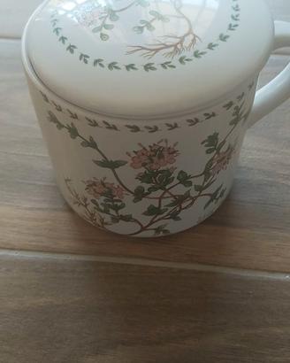 Tisaniera/mug in ceramica vintage