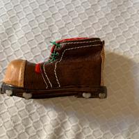 Gadget scarponcino in pelle vintage