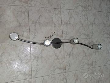 lampadario con faretti 
