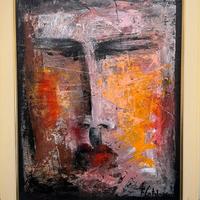 Quadro  Opera astratta “Volto”  Francesco Catalano