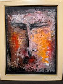 Quadro  Opera astratta “Volto”  Francesco Catalano