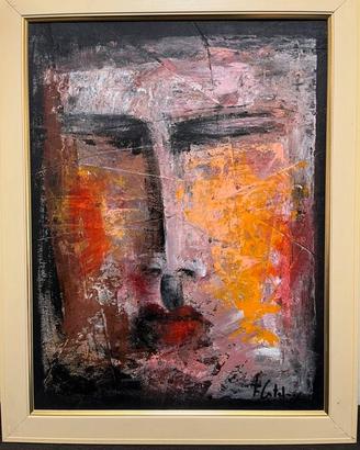 Quadro  Opera astratta “Volto”  Francesco Catalano