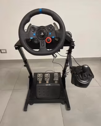Logitech G29+stand Gt Omega+Cambio a h7 mance