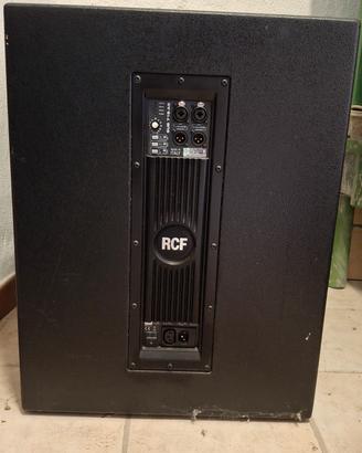 impianto voci,  audio l, casse  rcf art 500 e sub