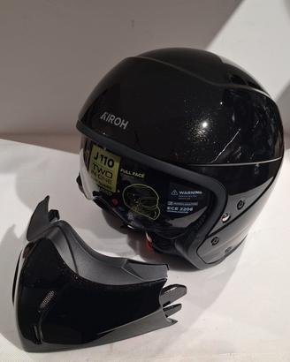 Casco AIROH J110 COLOR Black Glitter