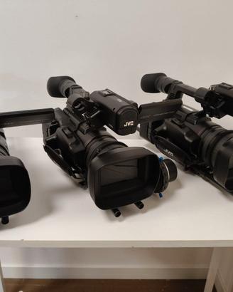 3 Telecamere 4K JVC GY-HC500 con Accessori