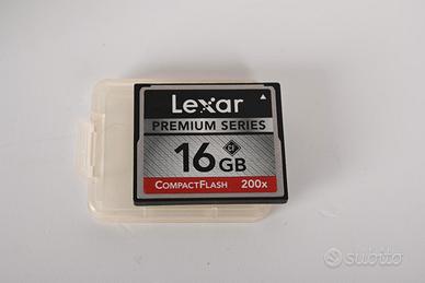 Scheda compact flash Lexar 16 GB 200X,