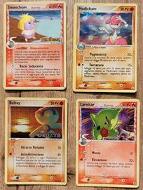 Lotto 4 carte Pokemon