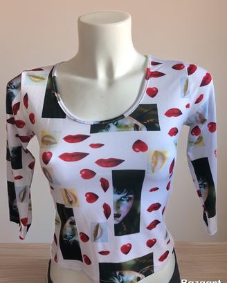 Maglia donna a maniche a tre quarti