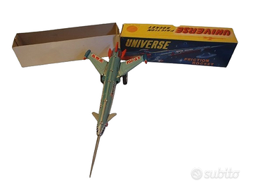 latta giocattoli razzo spaziale vintage