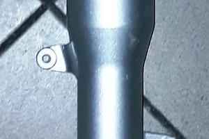 Canna forcella ant dx con piantone piaggio x 9