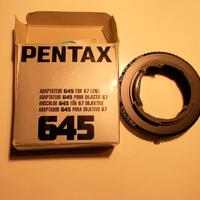 Adattatore pentax 645 per 67 come nuovo