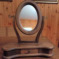 Specchiera da comò in legno 