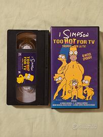 🍩 I Simpson, Troppo Hot per la TV!, VHS Originale